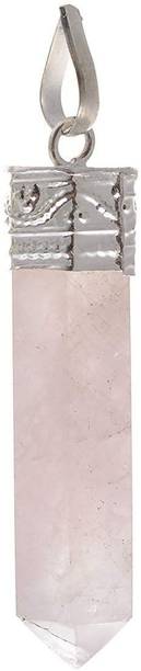 Shubhanjali Rose Quartz Crystal Stone Pencil stone for pendant fo
