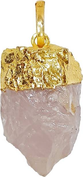 Shubhanjali Raw Rose Quartz Stone stone for pendant for Women and