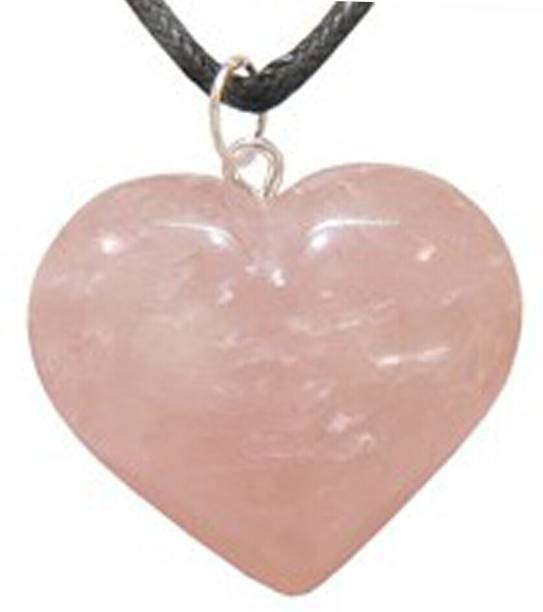 EXCEL Pink Rose Quartz Heart Shaped Moonstone, Crystal