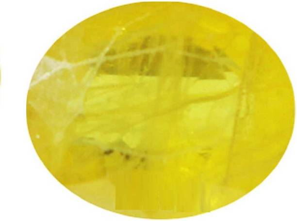 Yellow Sapphire Mined Pukhraj Gemstone Certified With T...