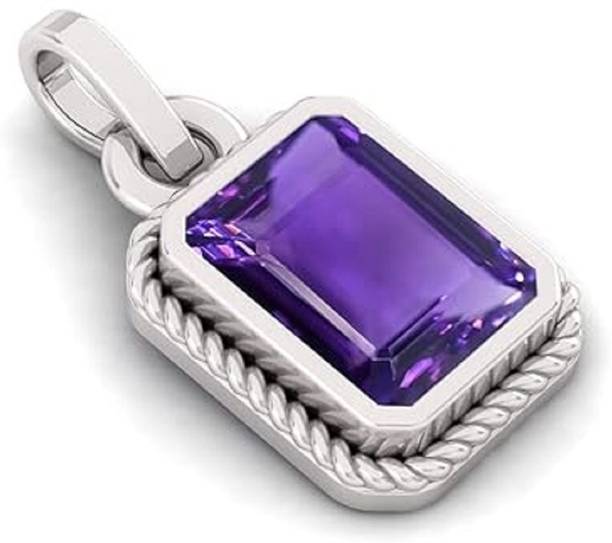 12.25 Ratti Natural Quality Katela Amethyst Silver Plat...