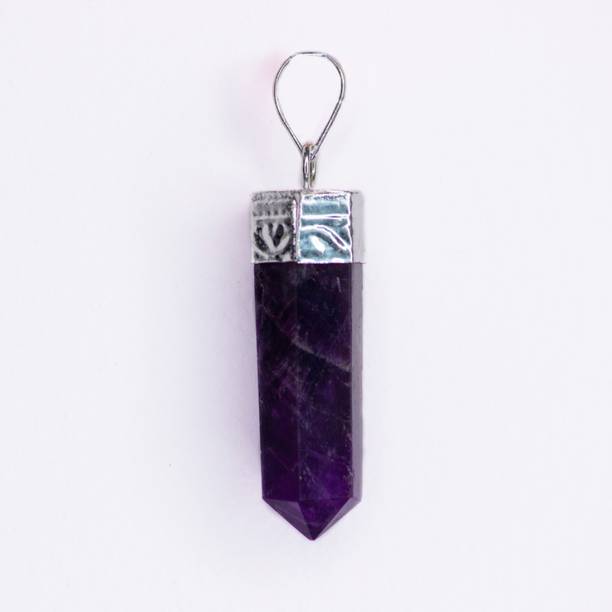 Amethyst Natural Gemstone Point Pendant Healing Crystal
