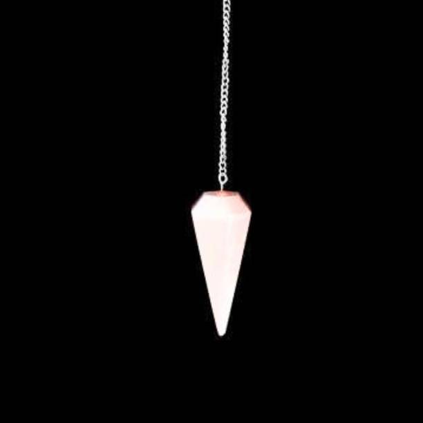 Benares Souvenirs Rose Quartz Cone Pendulum for Reiki M