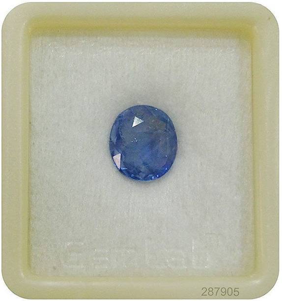 4.25 Ratti /3.82 Carat Blue Sapphire Neelam Gemstone Sa...