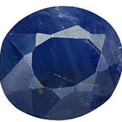 8.25 Ratti 7.25 Carat Blue Sapphire Neelam Stone Certif...