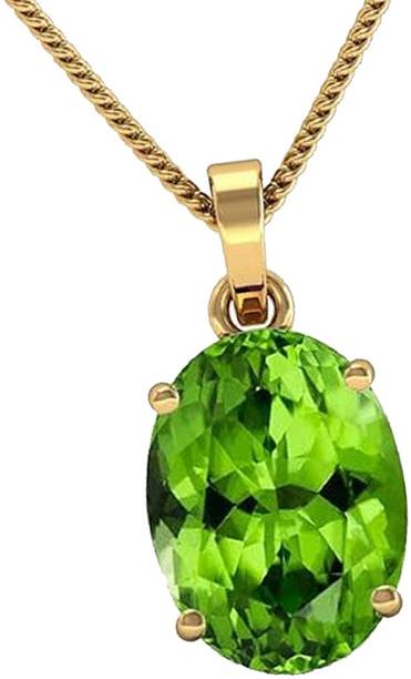 9.25 Ratti Created Peridot Stone Gemstone stone for pendant with