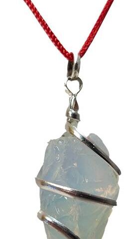 Moonstone Gemstone Raw Rough Wire Wrapped Chandrakant P...