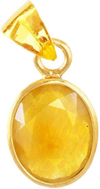 Adjustable Yellow Sapphire Stone stone for pendant For Girls