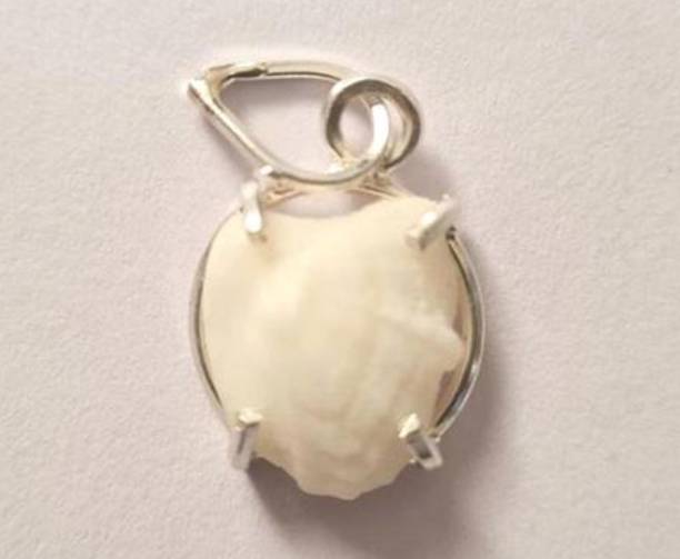 Lab Certified Machh Mani Sea Stone with Silver Pandent