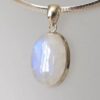 Moonstone stone for pendant with natural and lab-certified gemsto...