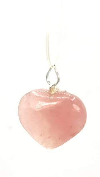 Plus Value Rose Quartz Heart Shape stone for pendant - Stone of L
