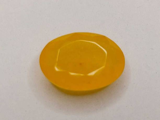 6.50 Ratti Pukhraj Stone Original Natural Yellow Sapphi