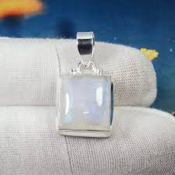 Moonstone Stone stone for pendant for Women Adult Sterling Silver...
