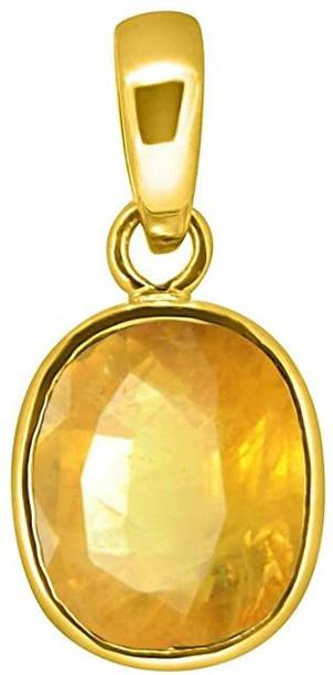 6.25 Ratti Yellow Sapphire stone for pendant Neckles Stone Gold P