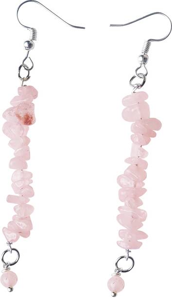 Shubhanjali Crystals Chips Earstone for ring Rose Quartz Crystal