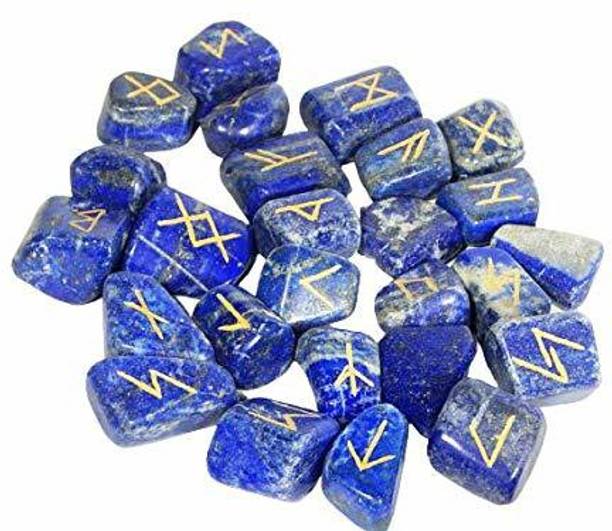 hoseki Natural Lapis Lazuli Rune Stone Regular Asymmetr