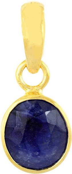 6.25 Carat Blue Sapphire Gold-plated Sapphire Stone Pen