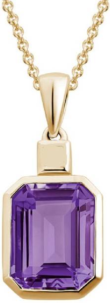 Amethyst Stone Pendant Original Semi Precious jamuniya