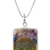 7 Chakra Orgone Pendant Natural Orgonite Pendant