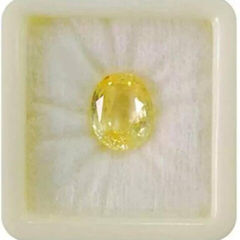 Best Quality Yellow Sapphire Loose Pukhraj Gemstone 5-C...