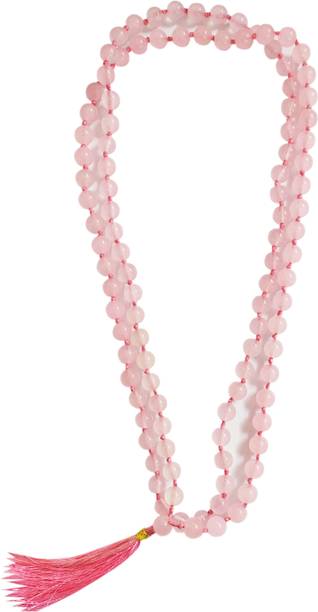 Aurra Stores 100 % Original Natural Rose Quartz Rosar