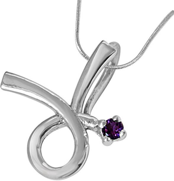 Cross Roads - Trendy Purple Amethyst 925 Sterling Sil