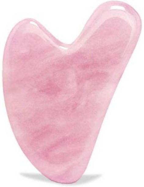 Shubhanjali LNGUARQ2 Rose Quartz Gua Sha Massage/Natura