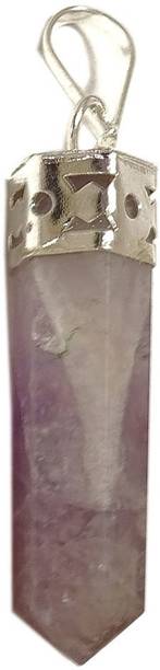 Amethyst Crystal Point Pendant Natural Gemstone Pencil