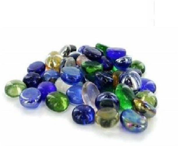 Green Plant indoor Pebbles2377 Polished Round Marble Pe...