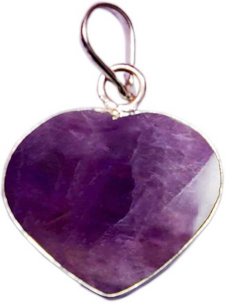 Natural Amethyst Pendant Heart Shape , Reiki Healing Yo